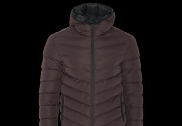 Hooded padded jacket. - MJK GRANTPLAIPKD