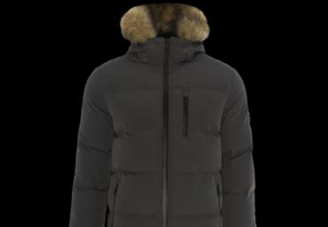 Hooded padded parka with fake fur trim. - MJK TRAILBLAZER