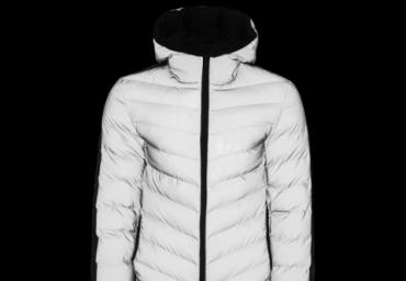 Hooded padded reflective jacket with panel sleeves - MJK DYNAMIC