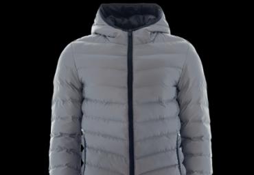 Hooded padded reflective jacket. - MJK GRANTREFLECT