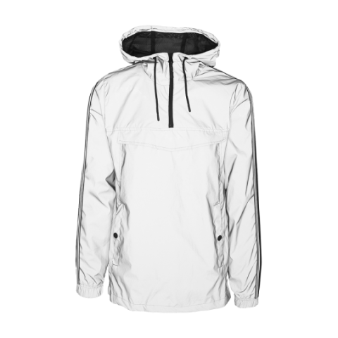 Hooded reflective jacket with 13 zip. - MJK KENTISH