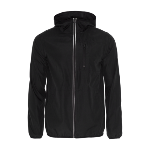 Hooded zip through windrunner jacket. - MJK FINLEY