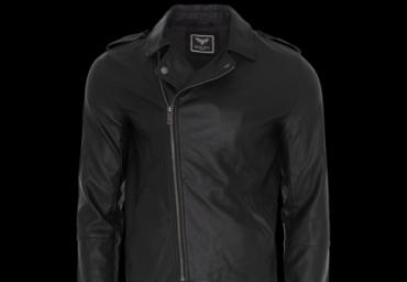 Pvc biker jacket. - MJK CONEYBLACK