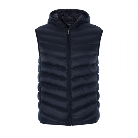 Hooded padded gilet - MJK BLACKBURNBLK