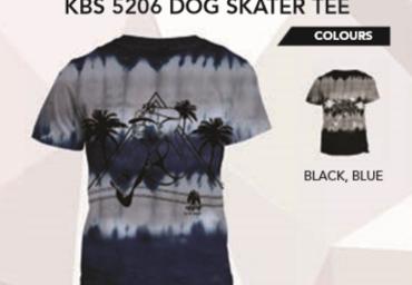KBS 5206 DOG SKATER TEE