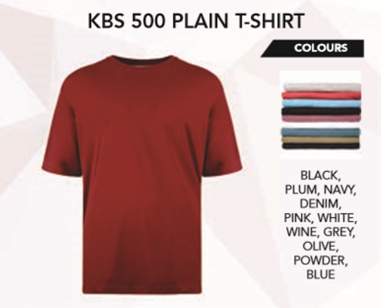 KBS500 PLAIN T-SHIRT