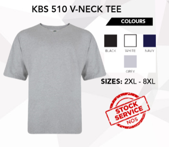 KBS 510 V NECK TEE