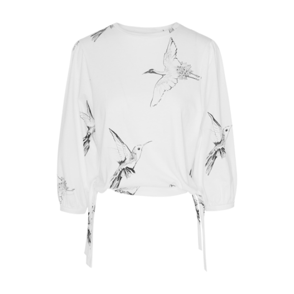 34 sleeve printed T-shirt. - LTS 36SWOOP