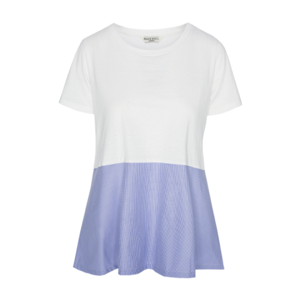 Contrast hem T-shirt - LTS 432ROME