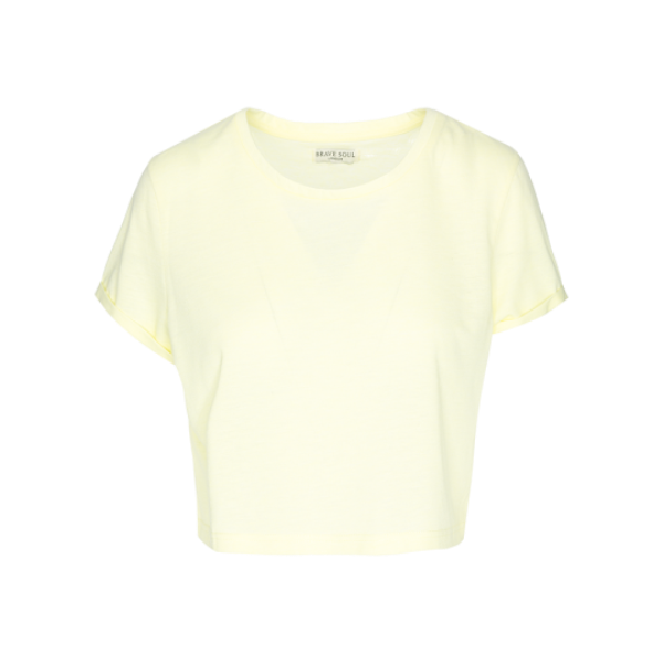 Short sleeve cropped T-shirt. - LTS 69BOYCROPR2