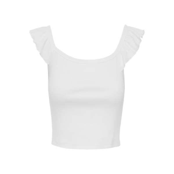 Crop top with frill on straps - LV 36GEMMA