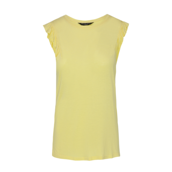 Frill shoulder vest - LV 69TARA