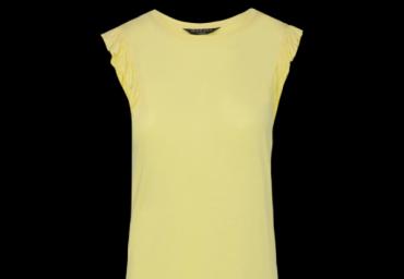 Frill shoulder vest - LV 69TARA
