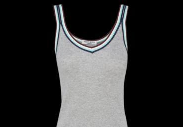 Retro vest with colour contrast. - LV 36JESSIE