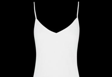 Strappy vest with tassle trim at hem. - LV 225JESSIE
