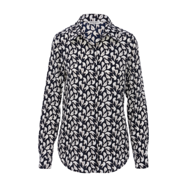 All over printed long sleeve shirt - LSH 432BIRDIEPKA