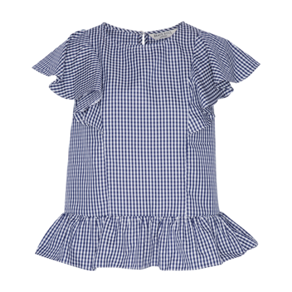 checked vest with frill - LWT 225HEIDI