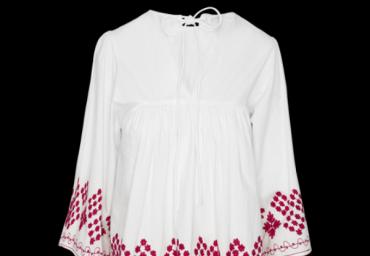 Embroidered blouse. - LWT 432BROOK