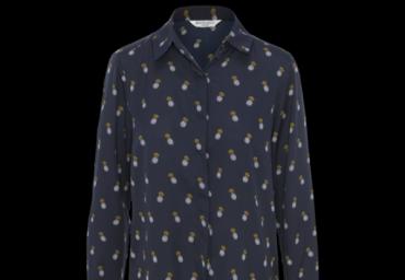 Long sleeve pineapple printed shirt. - LSH 432PINE