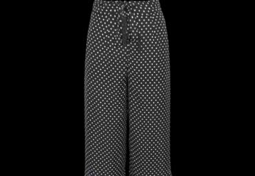 Wide leg spot printed pant. - LTRW 225RIO