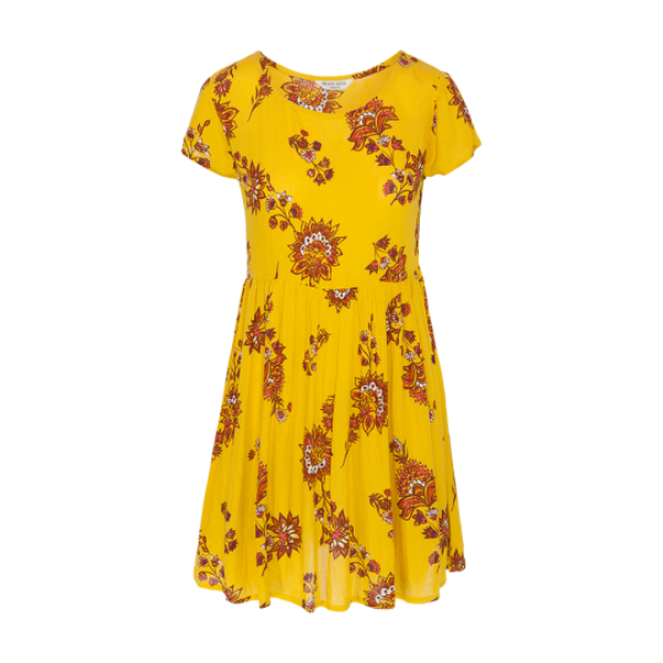 All over printed smock dress. - LDRW 117SIDRA