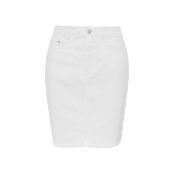 Denim skirt. - LSKD 494BRETTWHT