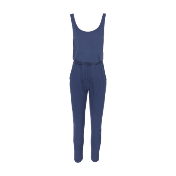 Acid washed long playsuit with belt. - LPSJ 395FLORENCE