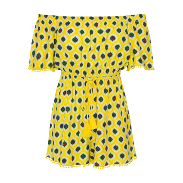 Bardot playsuit - LPSW 432MARIGOLD
