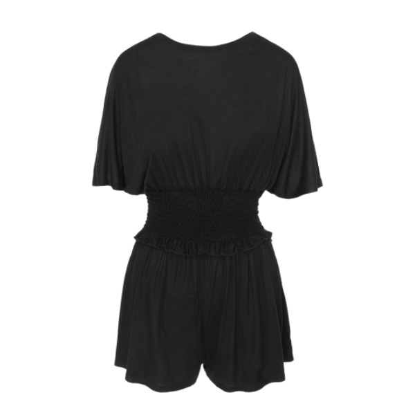 Playsuit with shirring detail at waist. - LPSJ 272CALVIN