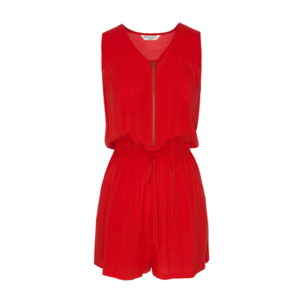 Playsuit with zip details - LPSW 272OXFORDR1