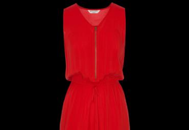 Playsuit with zip details - LPSW 272OXFORDR1