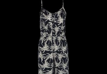 Strappy printed playsuit with belt. - LPSW 117ADELIA