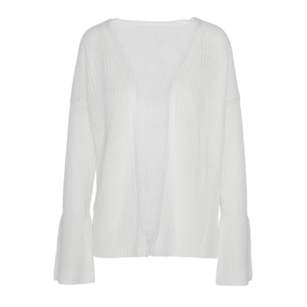 Cardigan with flared sleeves. - LK 250YUCCA