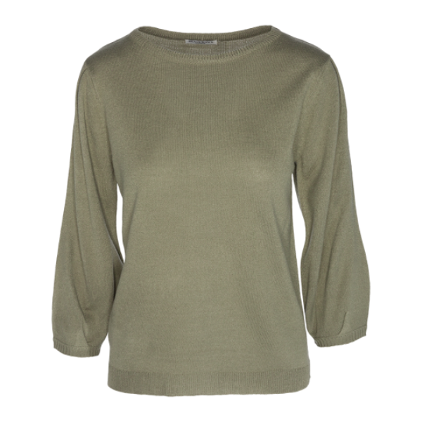 Crew neck balloon sleeve jumper. - LK 250BALLOONY