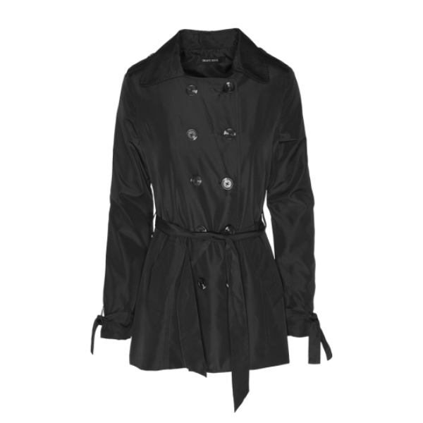 Buttoned gabardine. - LJK BLAIR