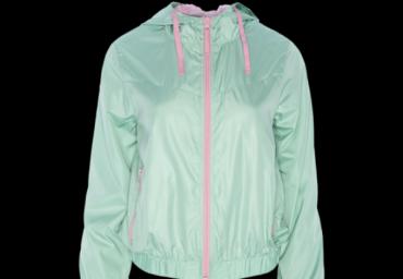 Hooded mac with contrast zipper. - LJK CUPIDS