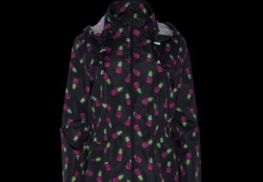 Hooded printed mac. - LJK PINEAPPLE1