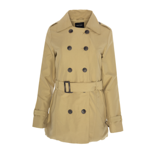 Ladies mac with belt - LJK ORWELL4