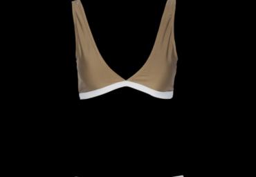 2 pices v neck bikini with contrast colour. - LSW 382MIRANDA