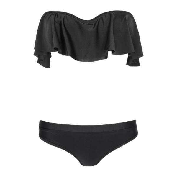 2 pieces bikini with frill detail. - LSW 382IZABEL