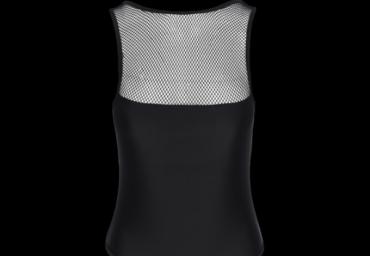 Mesh sport swimsuit with zipper at back. - LSW 396ALESSANDR