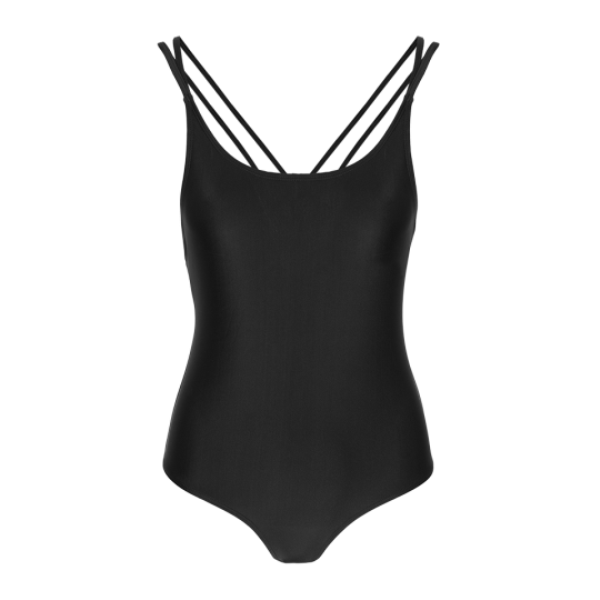 Strappy swimsuit with cross over at back. - LSW 382CHANEL