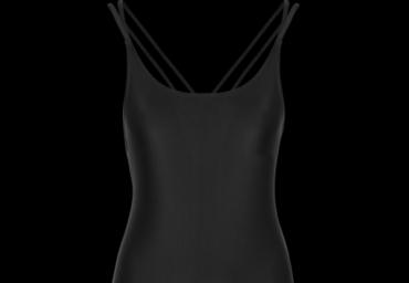 Strappy swimsuit with cross over at back. - LSW 382CHANEL