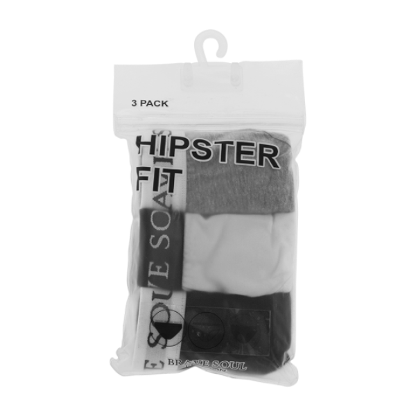 Elasticated waistband knickers with contrast colour. (3 pcs. per pack). - LKN 451HEIDI