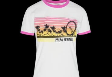 Short sleeve T-shirt with chest print and contrast - XLTS 69FERRIS