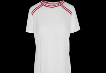 Short sleeve T-shirt with contrast colour detail. - XLTS 34LUCY