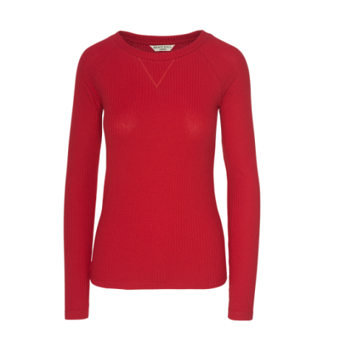 Long sleeve ribbed basic top. - LLT 36SELINA