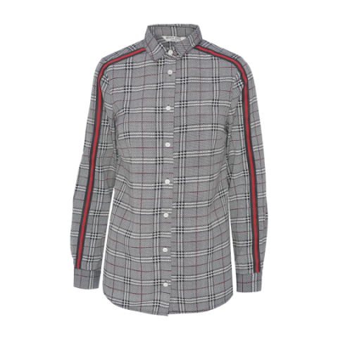Checkered shirt with tape. - LWT 225ANDRE