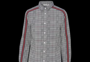 Checkered shirt with tape. - LWT 225ANDRE