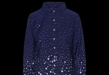 Long sleeve star printed shirt. - LWT 432STAR